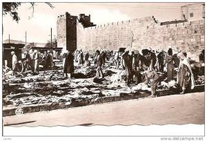 TEBESSA LE MARCHE E LE REMPART ROMAIN,BEAU PLAN ANIME  REF 29062