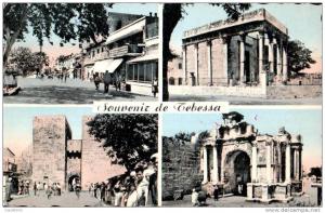 ALGERIE SOUVENIR DE TEBESSA VUES MULTIPLES CPSM