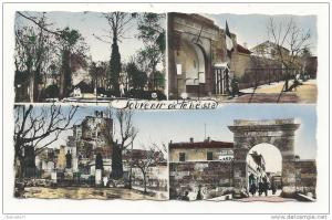 Tébessa (Algérie)  4 Vues dont entrée de la caserne en 1953 (animée)