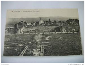 ALGERIE - TEBESSA - RUINES DE LA BASILIQUE- AUTRE VUE DIFFERENTE (EDITIONS COLLECTION IDEALE P.S. N° 15)