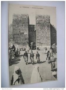 ALGERIE - TEBESSA - PORTE SALOMON - ANIMATION (EDITIONS COLLECTION IDEALE P.S. N° 12)