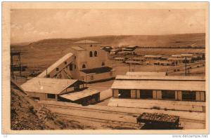 Algérie (Tébessa)-Mine du DJEBEL-KOUIF-Cie Phospates de Constantine-vue panoramique,ateliers préparation *PRIX FIXE