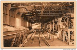 Algérie (Tébessa) -Mine du DJEBEL-KOUIF-Cie des Phospates de Constantine-l´Usine de séchage, arrivée aux fours*PRIX FIXE