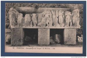 ALGERIE - CP TEBESSA - SARCOPHAGE DE MINERVE - ND N°24