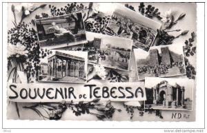 CPSM TEBESSA, Multi-vues, 1957