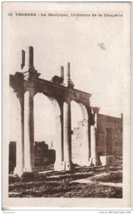 Tébessa   la basilique intérieur de la chapelle