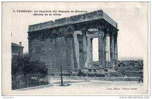 Tébessa   le capitole dit temple de Minerve (musée de la ville)
