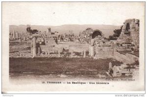 Tébessa   la basilique vue générale
