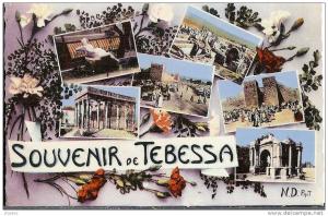 ALGERIE * TEBESSA - Souvenir de ebessa - Multivues Semi moderne petit format
