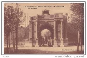Tébessa - Arc de Triomphe de Caracalia - Vue de face