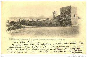 2 - Tebessa - Les Remparts de la Citadelle Byzantine, vue extérieure