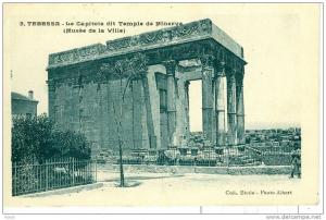 3 - TEBESSA - Le Capitole dit Temple de Minerve  (Musée de la Ville)   Coll. Etoile  Photo Albert
