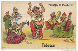 Tebessa Carte Systeme 10 vues par Neri Travadja La Moukere Danse Ventre Belly Dancer
