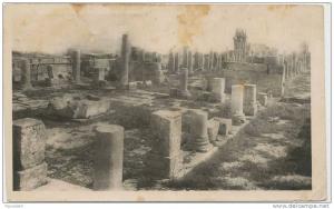 cp , ALGERIE , TEBESSA , Dans la Basilique la Chapelle