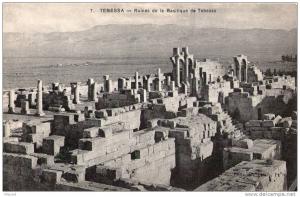 10037     Algeria  Tebessa  Ruines  de la  Basilique  de  Tebessa  NV