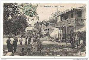Tébessa  (Algérie)  Européen et algériens cours Carnot env 1907 (animée).