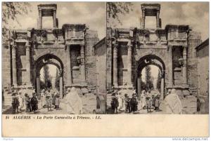 ALGERIE / ALGERIEN  La Porte Caracalla a Tebessa