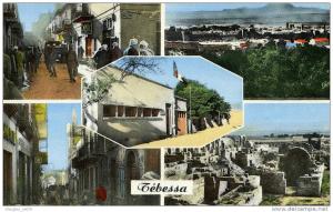 TEBESSA...5 VUES...CPSM PETIT FORMAT
