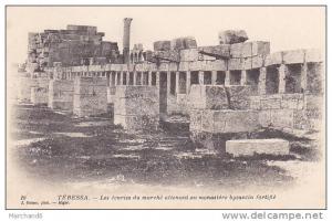 ALGERIE.TEBESSA.LES ECURIES DU MARCHE ATTENANT AU MONASTERE BYSANTIN FORTIFIE