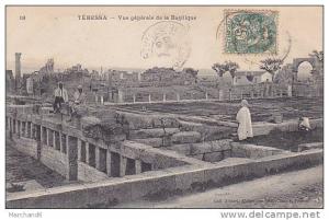 ALGERIE.TEBESSA.VUE GENERALE DE LA BASILIQUE