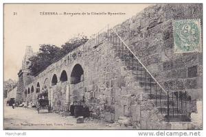 ALGERIE.TEBESSA.RAMPARTS DE LA CITADELLE BYSANTINE