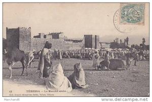 ALGERIE.TEBESSA..LE MARCHE ARABE