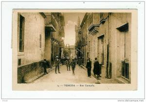 TEBESSA  ( ALGERIE )  --   RUE CARACALLA  ( CURIEUX TAMPONS )