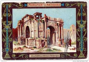 Monuments Antiques - Arc de triomphe de Caracalla, à Tébessa (Algèrie)