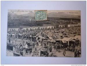 TEBESSA    Le  Marché  arabe  -  Très belle animation  XXX