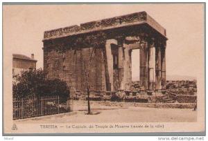 CPA  TEBESSA - LE CAPITOLE dit  TEMPLE DE MINERVE -