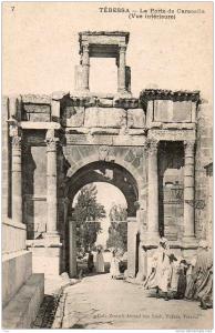 Tébessa - La Porte de Caracalla ( Vue intérieure)