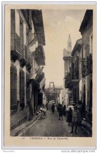 CPA ALGERIE - TEBESSA - RUE DE CARACALLA