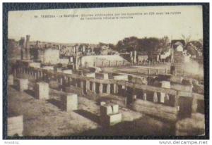 Algérie Tebessa Ruines écurie aménagées par les Byzantin
