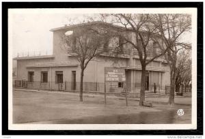 CPSM AFRIQUE -VILLAGES D'ALGÉRIE- TEBESSA  L' HÔTEL DES POSTES- ANIMÉ-