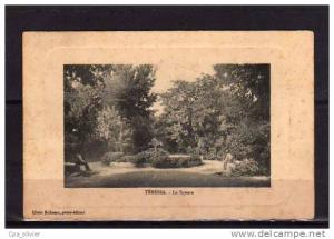 ALGERIE Tebessa Square, Jardin Public, animée, ed Bellisson, 1914