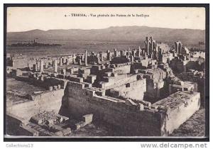 ALGERIE - Tebessa - Vue générale des ruines de la  basilique