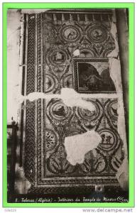 TÉBESSA, ALGÉRIE - INTÉRIEUR DU TEMPLE DE MINERUE - ÉDIT CIM - BEN AHMED -