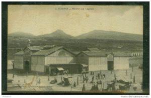 CPA ALGERIE TEBESSA Marche aux legumes 1915