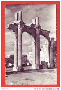 Algérie TEBESSA  Vue sur les Ruines romaines de la Basilique Chapelle