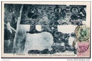 Tebessa  le musée - mosaïque - le triomphe d´Amphitrite - (c1386)