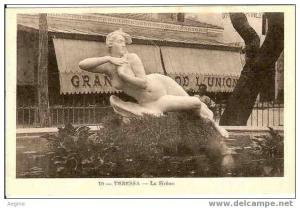 ALGERIE - ref no 178- tebessa - la sirene - grand cafe de l union  - bon etat -