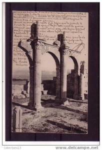 ALGERIE - Tebessa - ruines de la basilique