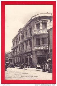 E-Algerie-221P127 TIARET, rue Bugeaud, animation, cpa BE