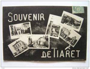 cpa, très belle carte, multivues, Souvenir de Tiaret