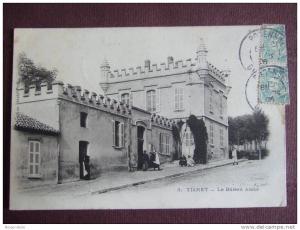 TIARET / LE BUREAU ARABE / BELLE CARTE ANIMEE / 1906 / COLLECTION IDEALE