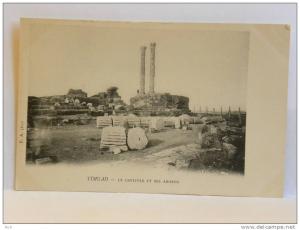 CPA précurseur ALGERIE - TIMGAD - Le Capitole et ses Abords