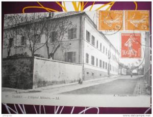 ALGERIE - CPA - TIARET - Hôpital Militaire - Belle carte peu commune