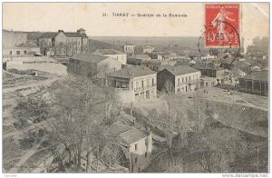 CP TIARET     quartier de la remonte    (angle haut droit cassé)