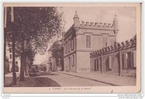 ALGERIE TIARET LE TRIBUNAL ET LA MAIRIE.CPA BON ETAT