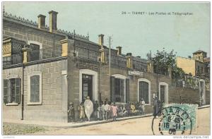 ALGERIE TIARET LES POSTES ET TELEGRAPHES